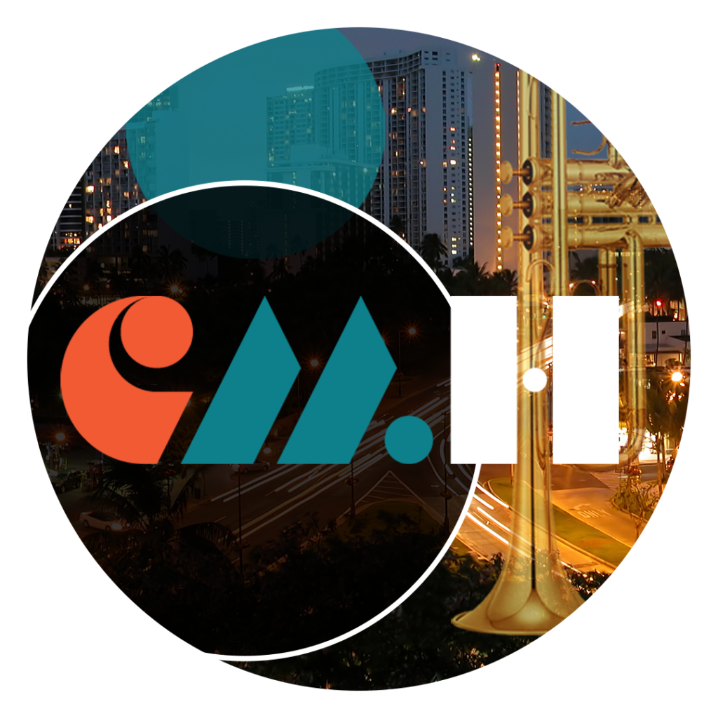 CMH Logo with City Background